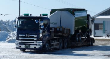 KEENAN MechFiber Truck Mounted loaded onto HGV Japan