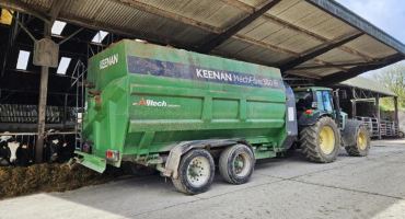 KEENAN MechFiber380+ on David Clarke's farm - cows.ie