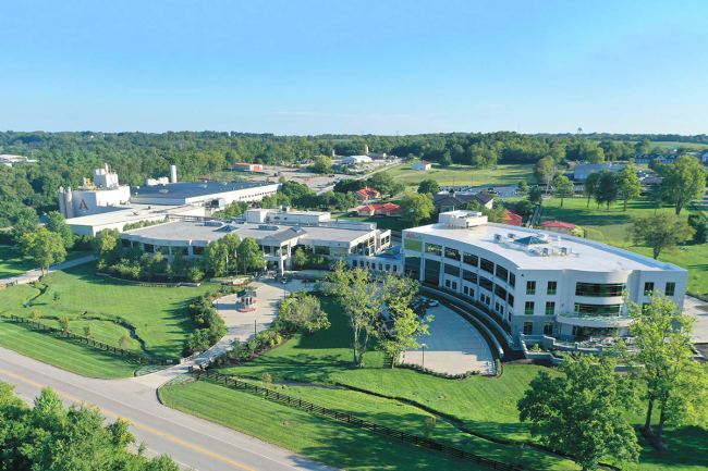 Aerial view of Alltech Headquarters